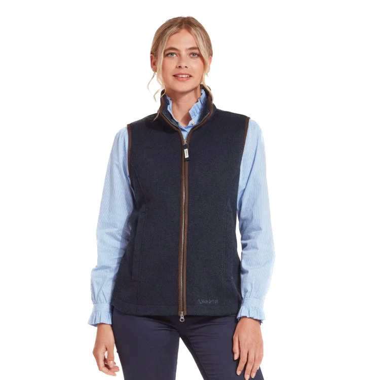 Women's Vest for Indoor and Outdoor Wear-Schoffel Ladies Ashton Gilet - Midnight