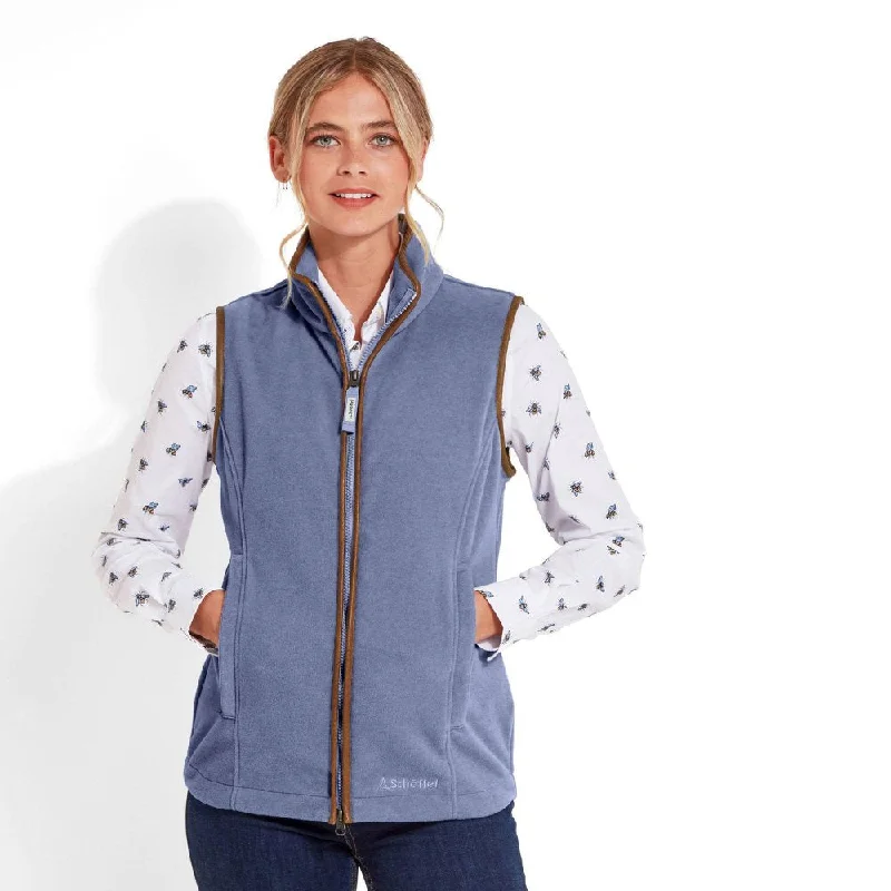 Women's Vest for Summer Evenings-Schoffel Ladies Lyndon Fleece Gilet