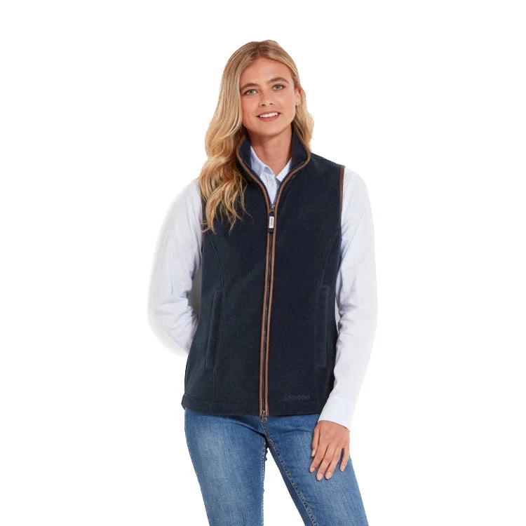 Women's Vest with Adjustable Design-Schoffel Ladies Lyndon II Fleece Gilet - Petrol Blue Women's Vest with Adjustable Design-Schoffel Ladies Lyndon II Fleece Gilet - Petrol Blue