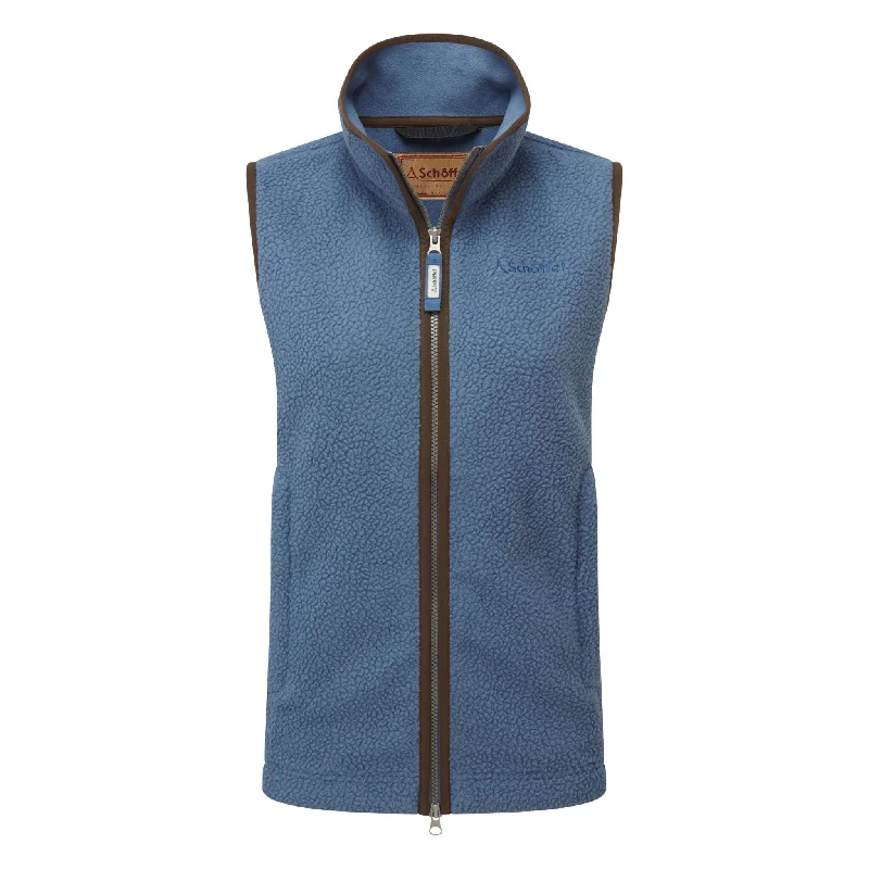 Women's Vest for Yoga-Schoffel Ladies Lyndon Retro Fleece Gilet