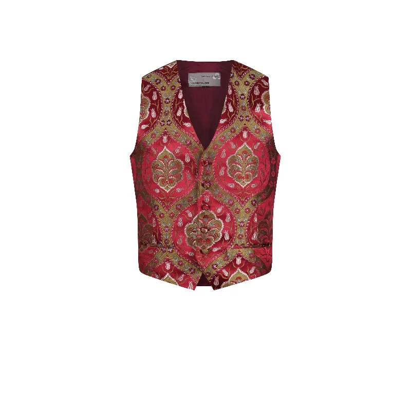 Women's Vest with Cozy Interior-Single Breasted in Saliha