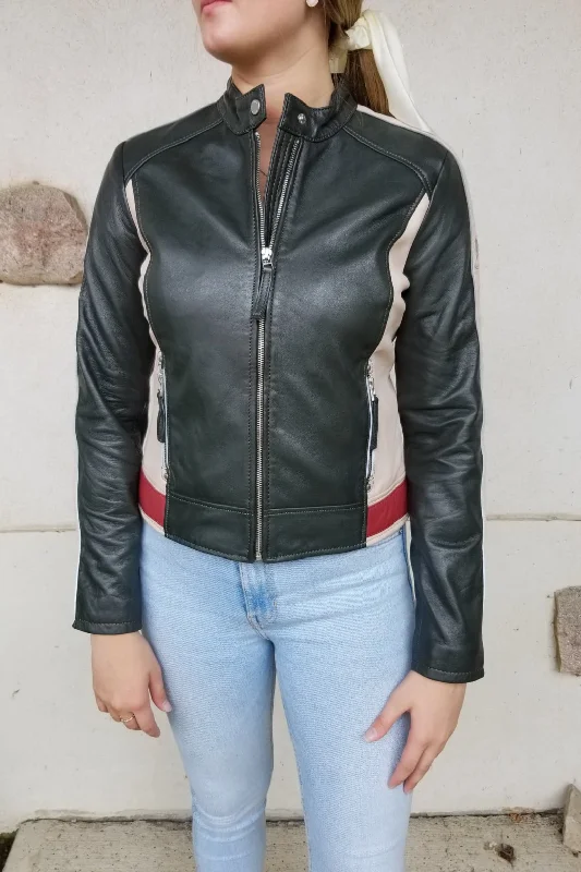 Women's Leather Jacket for All Seasons-Steena Jacket