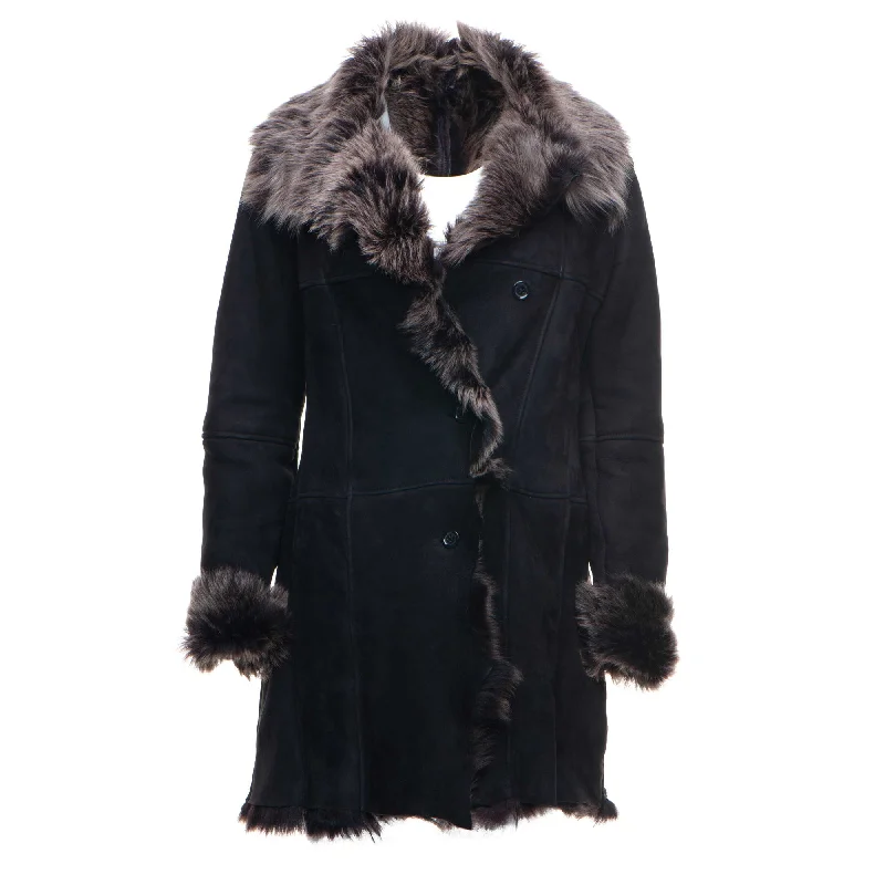 Women's Leather Jacket for Statement Fashion-Stefanias's Toscana Shearling Sheepskin Coat Women's Leather Jacket for Statement Fashion-Stefanias's Toscana Shearling Sheepskin Coat
