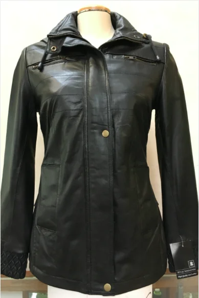 Women's Leather Jacket with Slimming Effect-TEXAS Leather Jacket