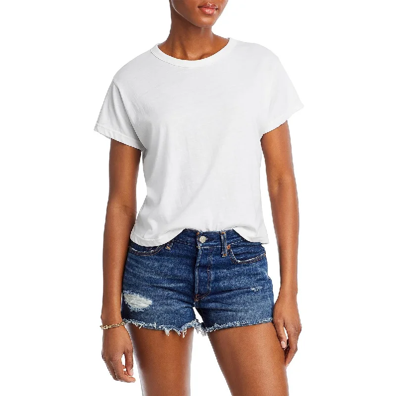 Women's Pullover with Pockets -Vintage Havana Womens Crew Neck Casual Pullover Top