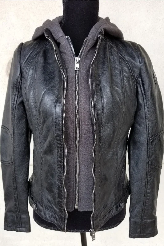 Women's Leather Jacket for Motorcycle-Yoa Jacket