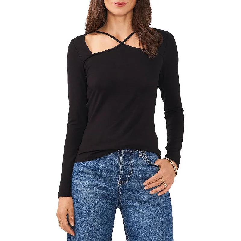 Women's Chilly Weather Blouses -1.State Womens Halter Strappy Blouse
