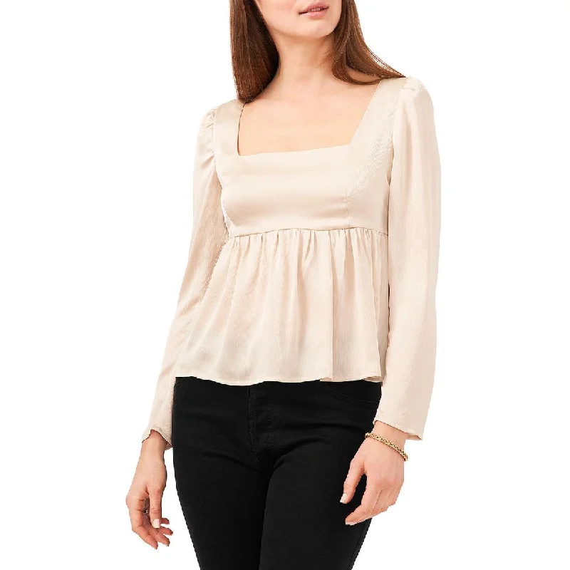 Women's Maternity Blouses -1.State Womens Winter Luxe Square neckline Puff Sleeve Blouse Women's Maternity Blouses -1.State Womens Winter Luxe Square neckline Puff Sleeve Blouse
