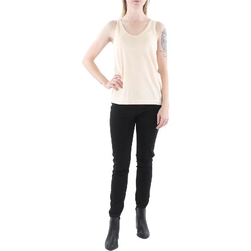 Women's Tank Tops for Running -Anne Klein Womens Knit Scoop Neck Tank Top