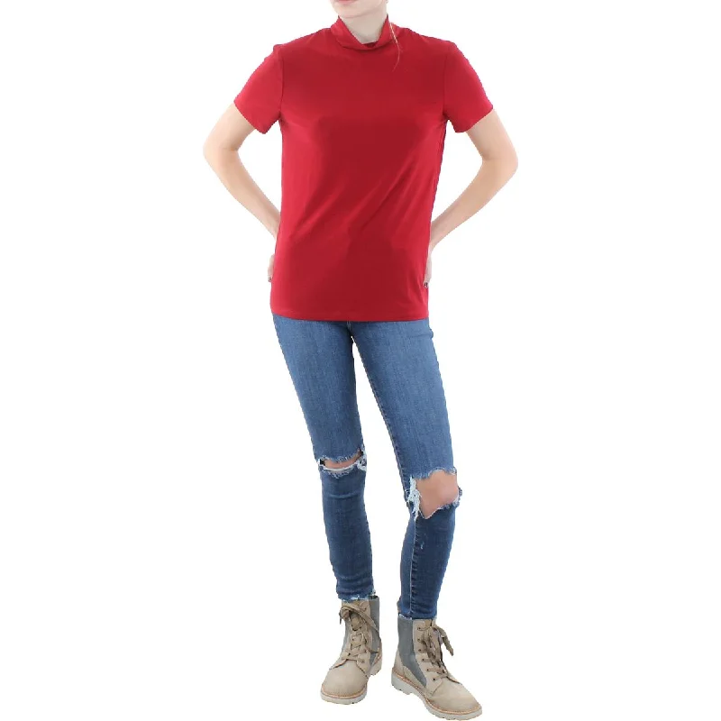 Women's Pullover for Comfortable Outings -Anne Klein Womens Mockneck Wear To Work Pullover Top Women's Pullover for Comfortable Outings -Anne Klein Womens Mockneck Wear To Work Pullover Top
