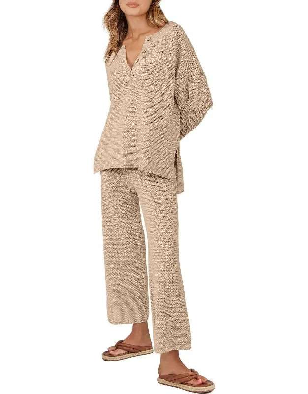 Women's Sweater Set with Pullover Top -ANRABESS Women 2 Piece Outfits Oversized Knit Loungewear Loose Slouchy Sweater Set 2023 Fall Trendy Matching Lounge Sets Women's Sweater Set with Pullover Top -ANRABESS Women 2 Piece Outfits Oversized Knit Loungewear Loose Slouchy Sweater Set 2023 Fall Trendy Matching Lounge Sets