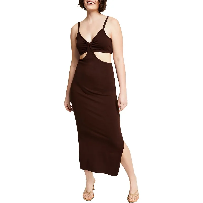 Women's Basic Camis for Easy Layering -Bar III Womens Open- Cut Tank Two Piece Dress