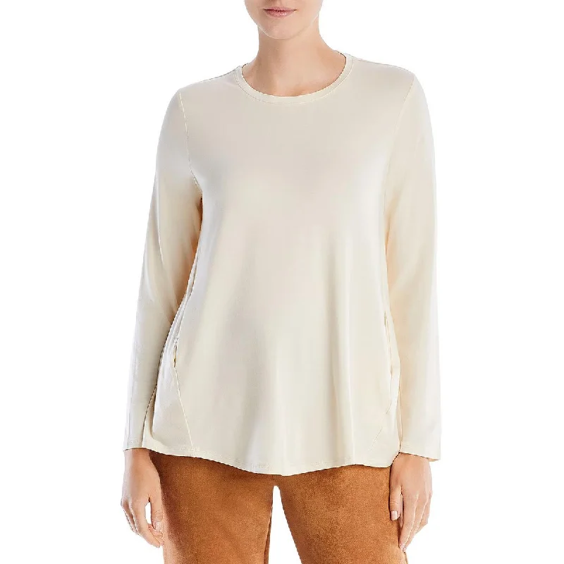 Women's Long Sleeve T-shirt for Active Days -&BASICS Womens Crewneck Long Sleeve T-Shirt Women's Long Sleeve T-shirt for Active Days -&BASICS Womens Crewneck Long Sleeve T-Shirt