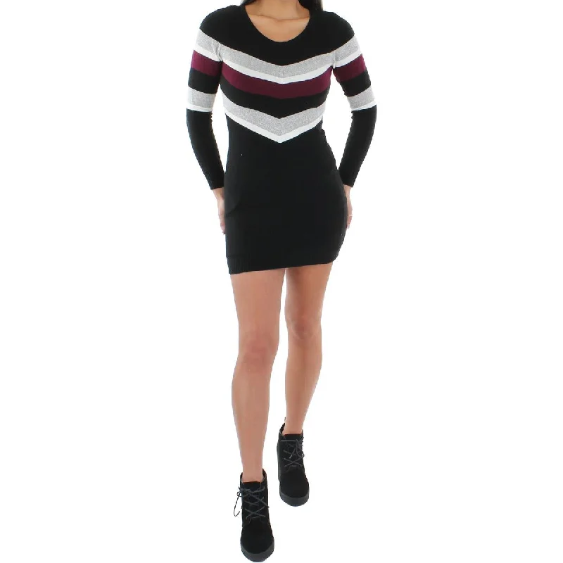 Sweaterdress for Women with Wide Sleeves -BCX Womens Juniors Metallic Mini Sweaterdress Sweaterdress for Women with Wide Sleeves -BCX Womens Juniors Metallic Mini Sweaterdress