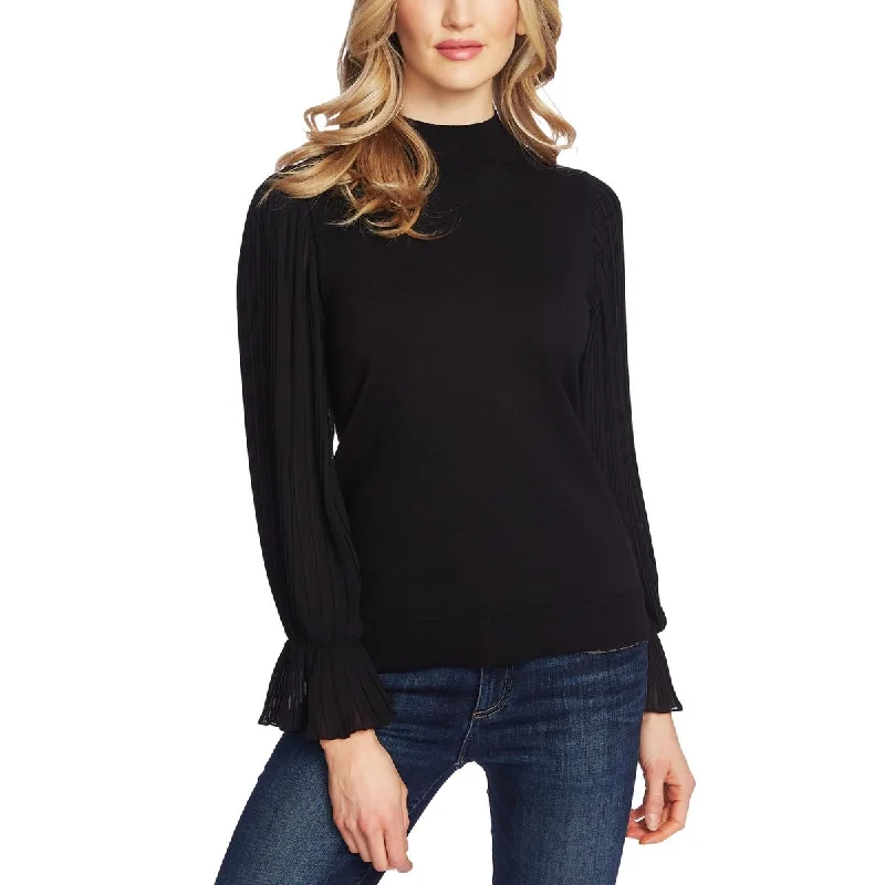 Women's Pullover for Casual Weekend Style -CeCe Womens Mock Turtleneck Pleated Sleeves Pullover Top Women's Pullover for Casual Weekend Style -CeCe Womens Mock Turtleneck Pleated Sleeves Pullover Top