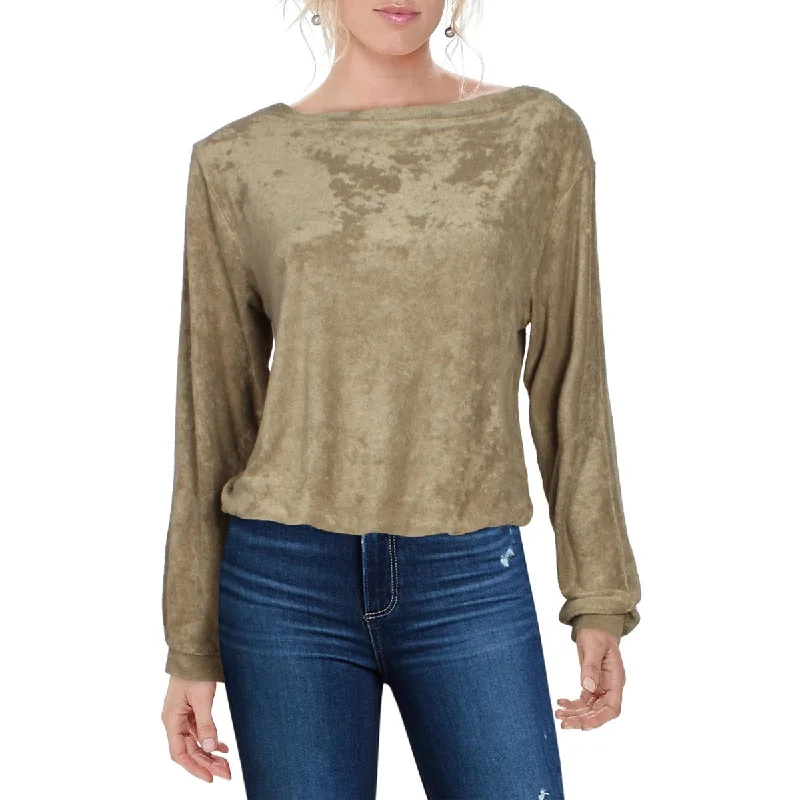 Women's Pullover for Layering -Generation Love Womens Alyssa Terry Pullover Sweatshirt Women's Pullover for Layering -Generation Love Womens Alyssa Terry Pullover Sweatshirt