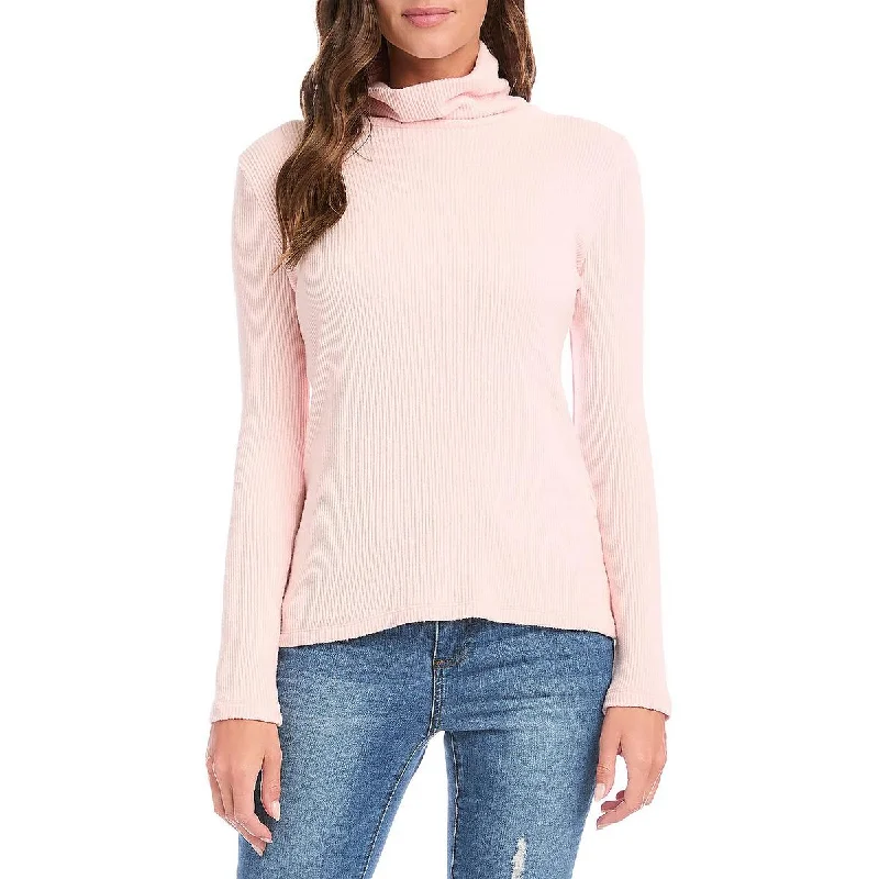 Women's Pullover for Spring Style -Karen Kane Womens Ribbed Pullover Turtleneck Top