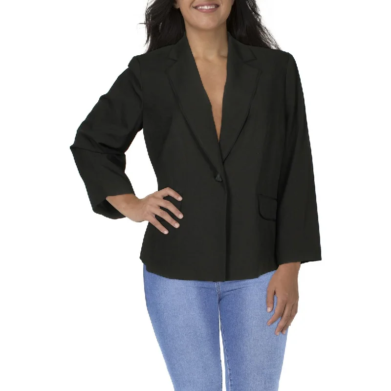 Women's Casual Blazers -Le Suit Womens Plus Suit Separate Office One-Button Blazer