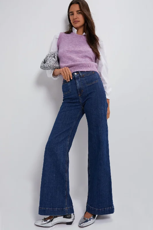 Women's Backless Button-up Blouses -Lilac Ella Sweater Blouse
