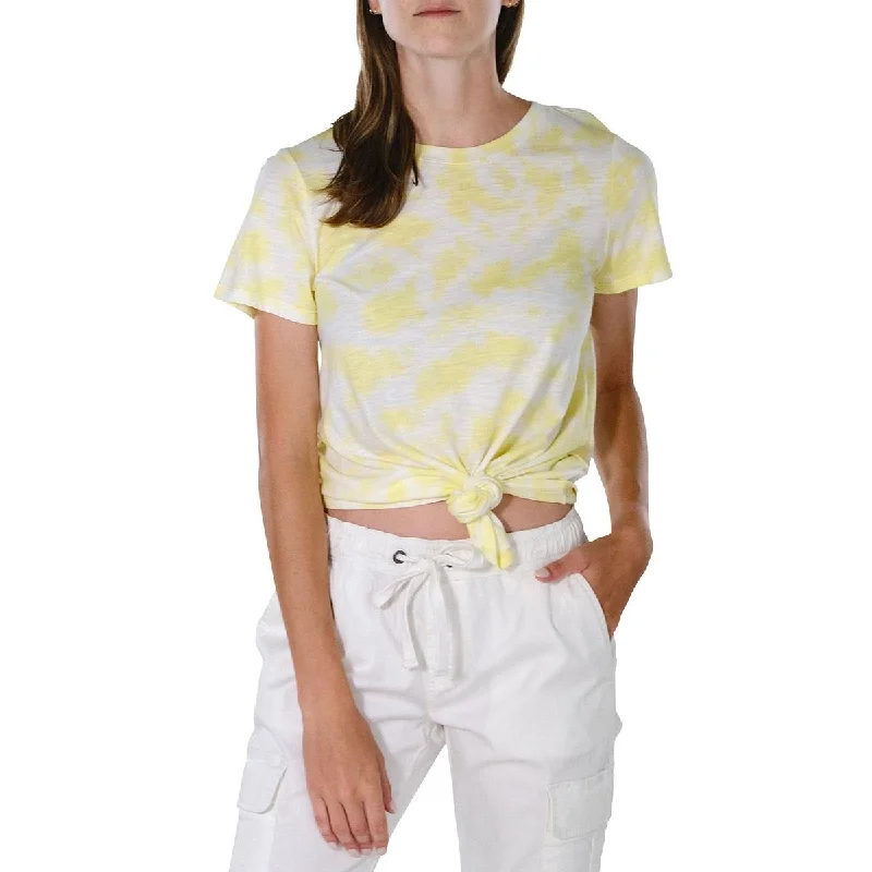 Women's Pullover with Textured Fabric -Sanctuary Womens Perfect Knot Tie-Dye Knotted Pullover Top Women's Pullover with Textured Fabric -Sanctuary Womens Perfect Knot Tie-Dye Knotted Pullover Top