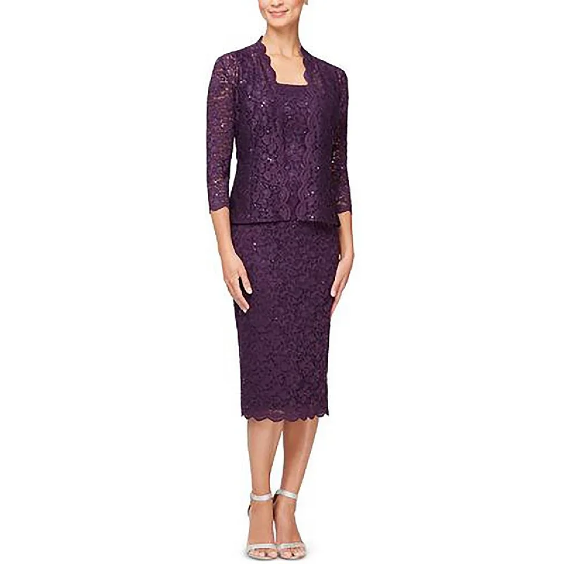 Women's Woolen Tweed Blazers for Fall -SLNY Womens Lace Open Front Collarless Blazer Women's Woolen Tweed Blazers for Fall -SLNY Womens Lace Open Front Collarless Blazer