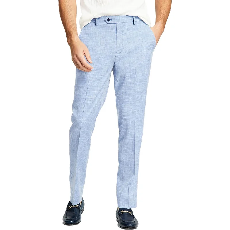 Women's Pleated Suit Pants-Alfani Mens Slim Fit Straight Leg Suit Pants