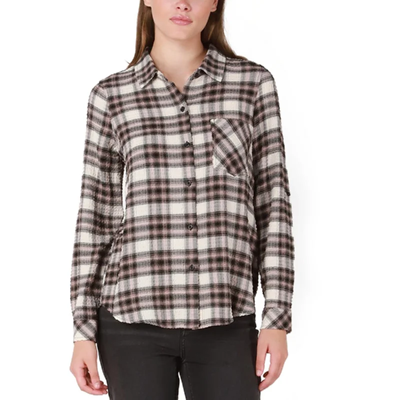 Women's Striped Shirts -Black Tape_ Womens Blouse