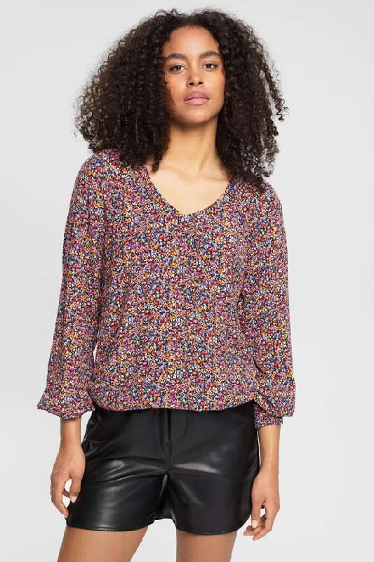 Women's Wrap Blouses -Esprit Viscose Blouse