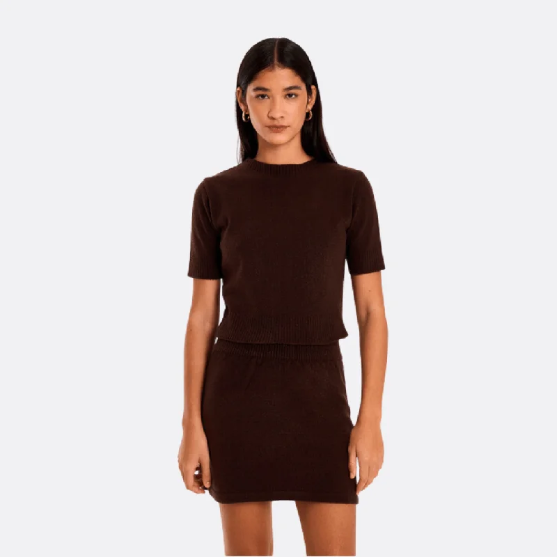 Women's Sheer Shirts -Tot Knitted Blouse