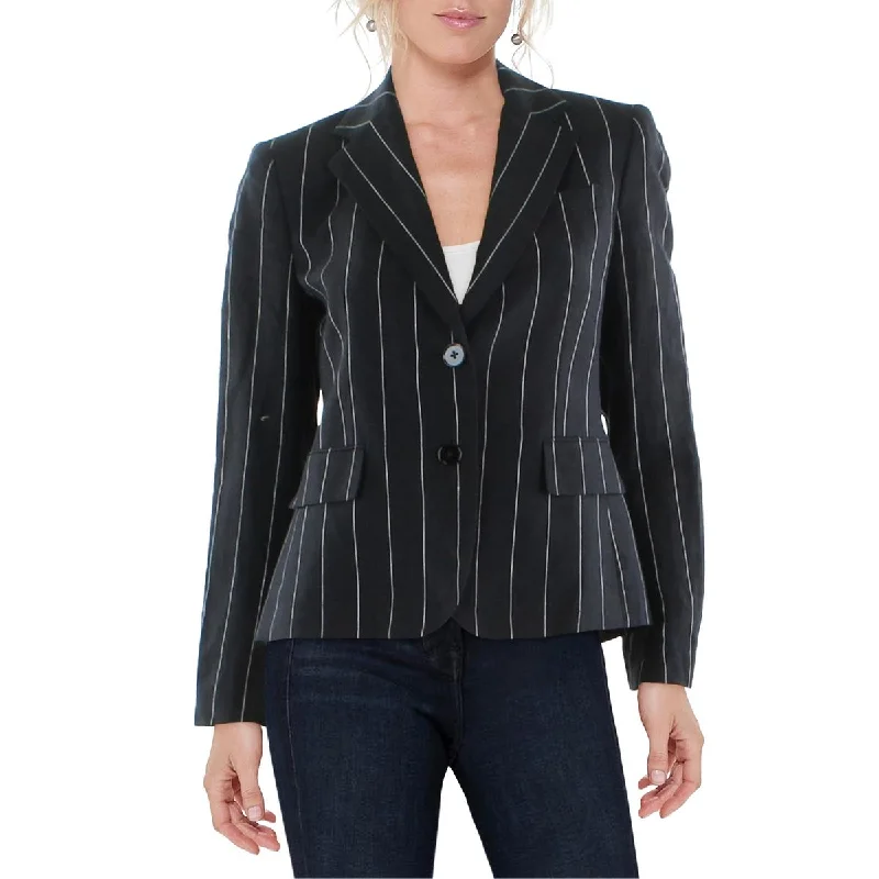 Women's Blazers for Cocktail Parties -Lauren Ralph Lauren Womens Pinstripe Business Two-Button Blazer Women's Blazers for Cocktail Parties -Lauren Ralph Lauren Womens Pinstripe Business Two-Button Blazer