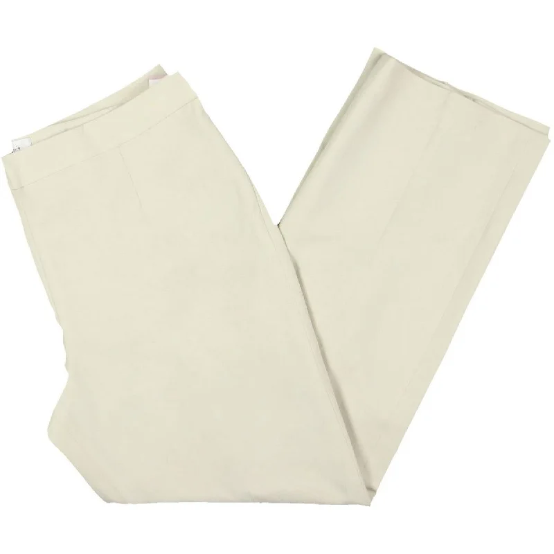 Women's Wool Suit Pants-Le Suit Womens Petites Georgette Flat Front Suit Pants