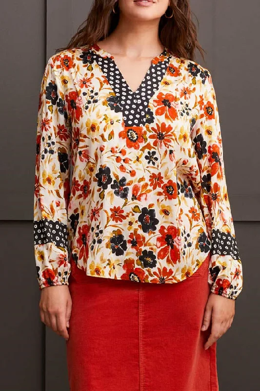 Women's Printed Blouses -Tribal V Neck Blouse


Tribal V Neck Blouse