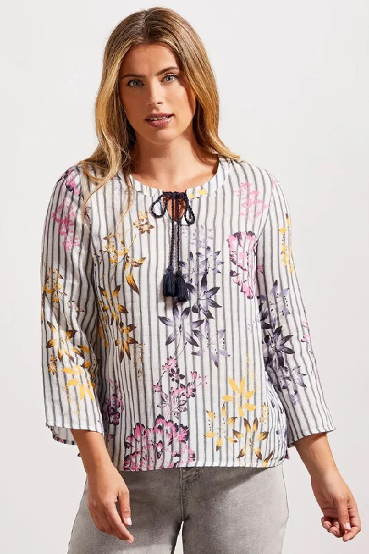 Women's Bohemian Shirts -Tribal Tassled Blouse