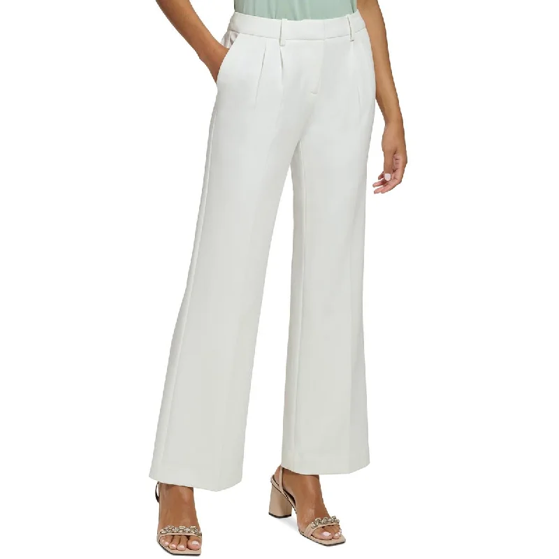 Women's Relaxed Fit Suit Pants-Calvin Klein Womens Petites Pleated Crepe Dress Pants Women's Relaxed Fit Suit Pants-Calvin Klein Womens Petites Pleated Crepe Dress Pants