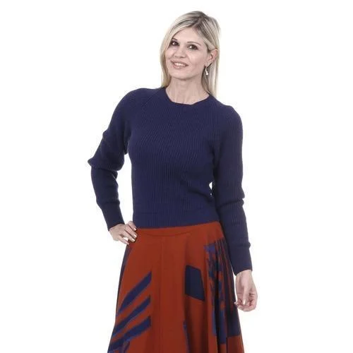 Women's Banded Collar Blouses -Blue 38 EUR - 2 US Bottega Veneta Womens Blouse 386041 VS880 4114 Women's Banded Collar Blouses -Blue 38 EUR - 2 US Bottega Veneta Womens Blouse 386041 VS880 4114