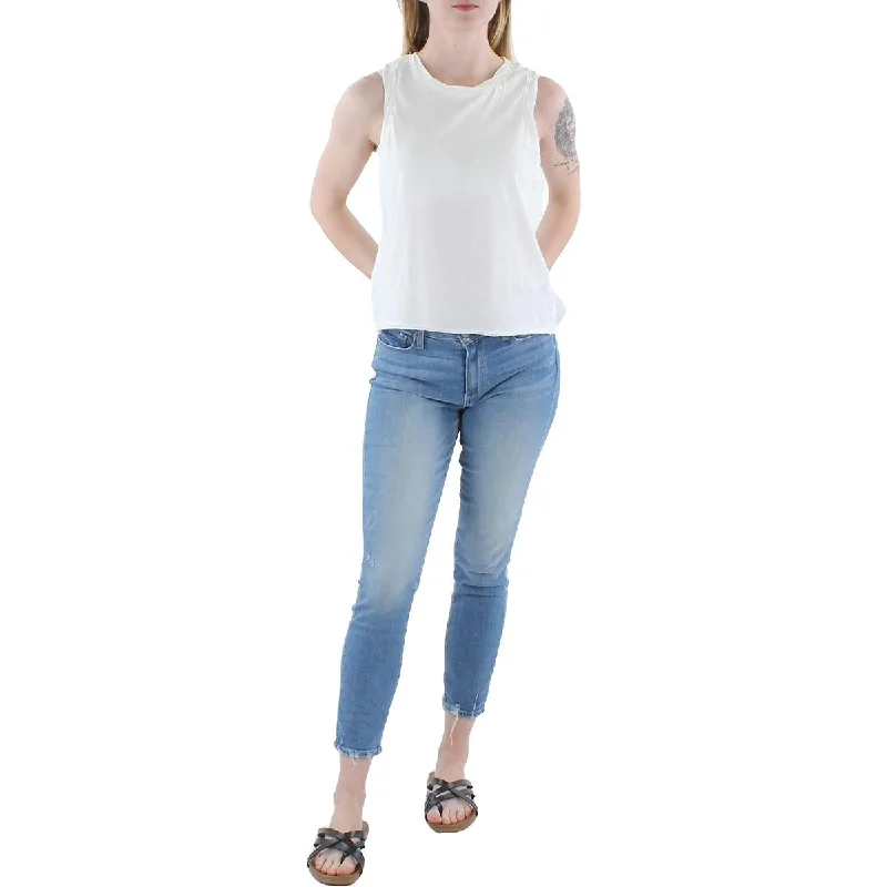 Women's Tank Tops for Perfect Layering -Z Supply Womens Slub Rolled Hem Tank Top