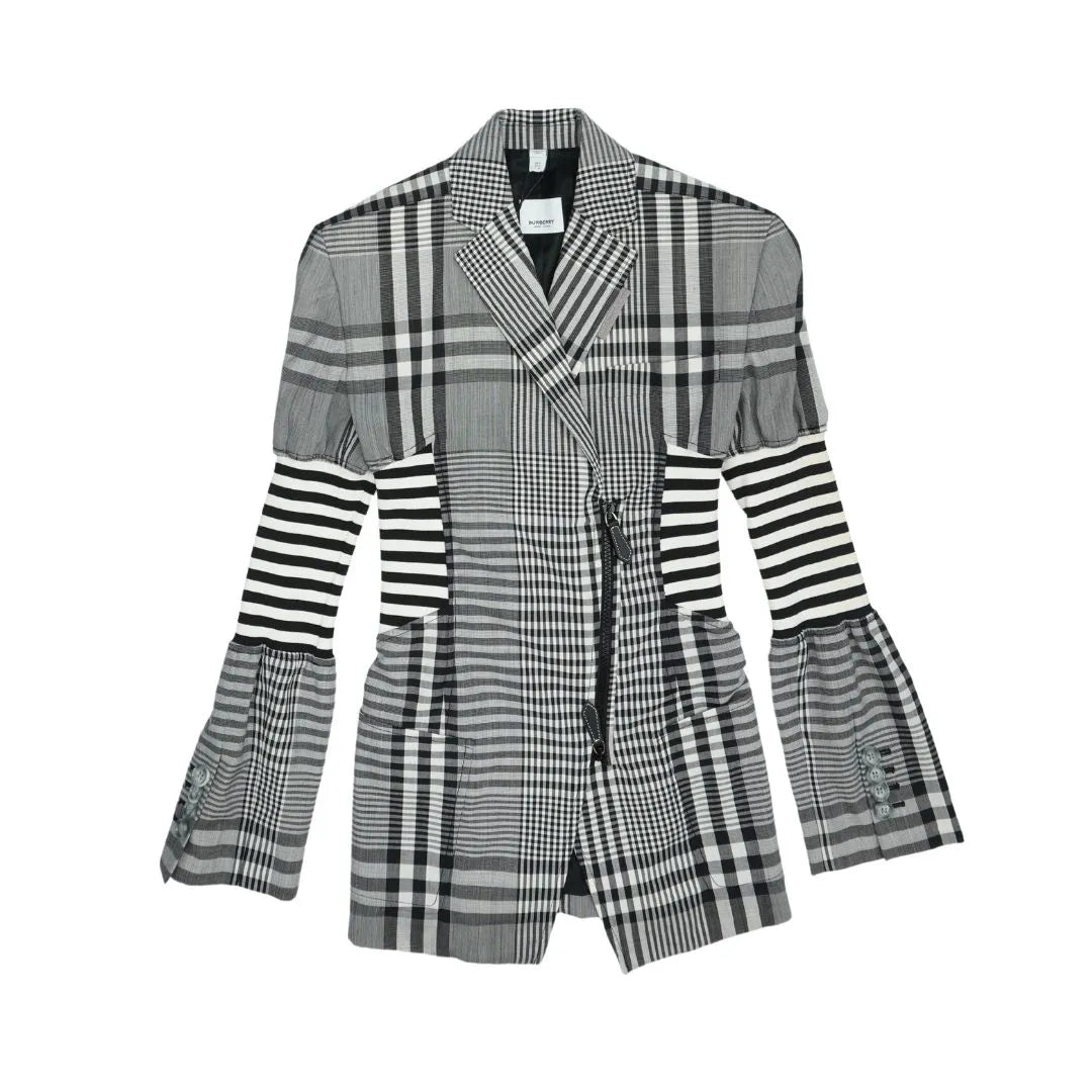 Women's Basic Blazers -Burberry Fitted Blazer - Women's 0