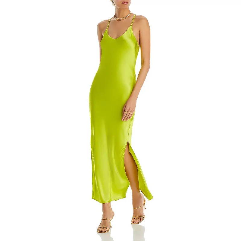 Silk Satin Slip Dress with Draped Front -Women's Off-shoulder Satin Slip Dress with Lace -Essentiel Antwerp Womens Satin Slip Dress Silk Satin Slip Dress with Draped Front -Women's Off-shoulder Satin Slip Dress with Lace -Essentiel Antwerp Womens Satin Slip Dress