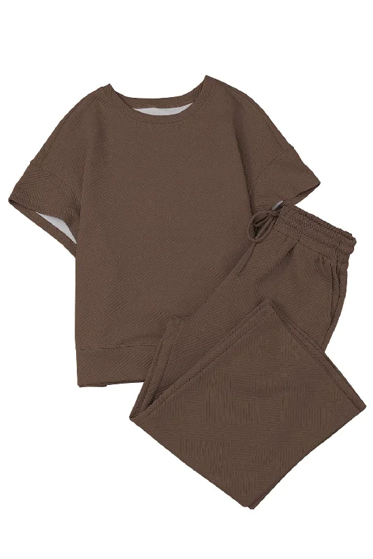Women's Knit Sweater Set -Knitted Set for Lounging