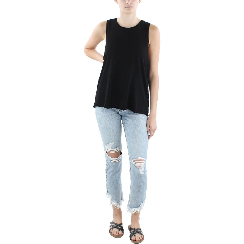 Women's Soft Tank Tops with Relaxed Fit -LA Made Womens Organic Cotton Layering Tank Top