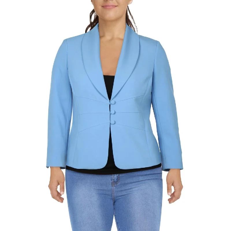 Women's Blazers with Patchwork -Le Suit Womens Petites Shawl Collar Office Two-Button Blazer Women's Blazers with Patchwork -Le Suit Womens Petites Shawl Collar Office Two-Button Blazer