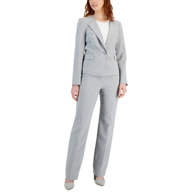 Women's Fitted Suit Pants-Le Suit Womens Textured  Dress Pants