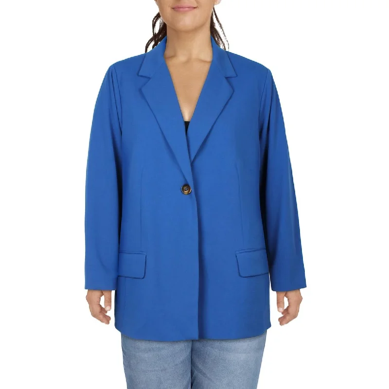 Women's Blazers for Special Occasions -Maree Pour Toi Womens Plus Suit Separate Office One-Button Blazer Women's Blazers for Special Occasions -Maree Pour Toi Womens Plus Suit Separate Office One-Button Blazer