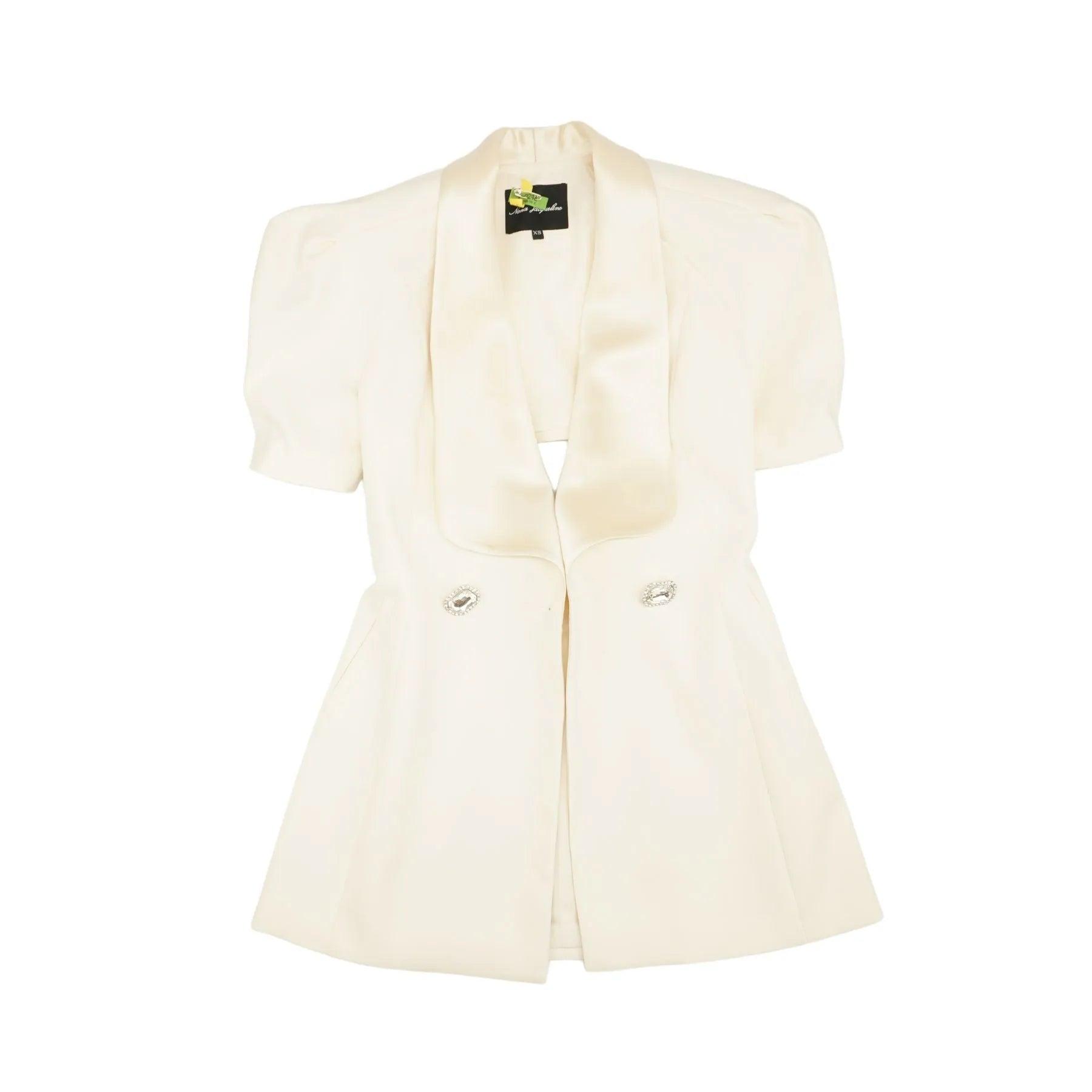 Women's Wrap Style Blazers -Nana Jacqueline Blazer Dress - Women's XS