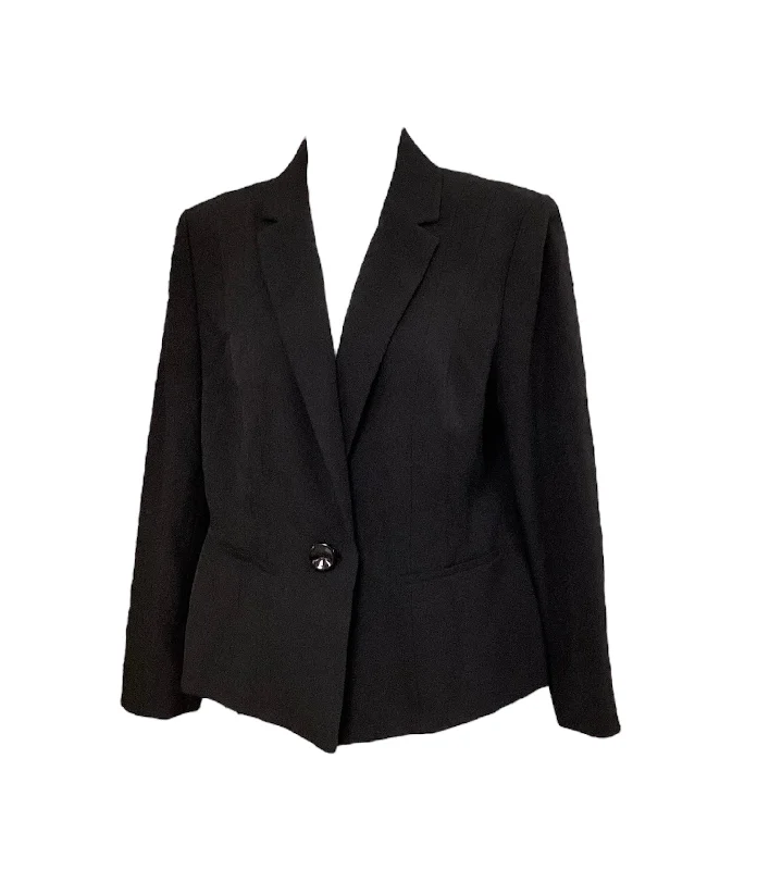 Women's Casual Blazers for Night -NWT Kasper Women's Blazer Black 12 P