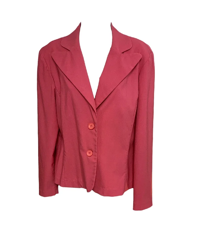 Women's Striped Tailored Blazers -OMG Women's Blazer Pink 10