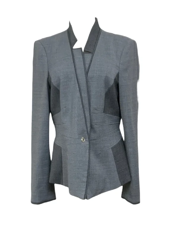 Women's Tartan Check Blazers -White House Black Market Women's Blazer Gray Multi 12