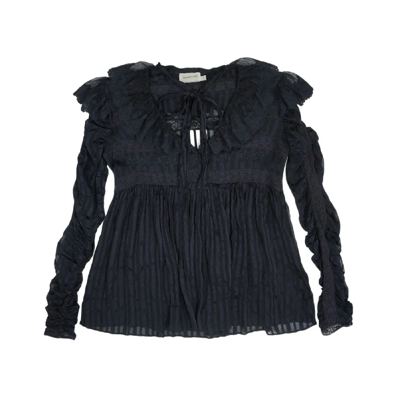 Women's Silk Top Shirts -Zimmermann Blouse - Women's 1