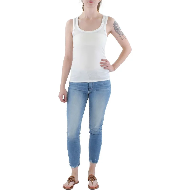 Women's Sleek Tank Tops for Polished Look -ATM Womens Modal Fitted Tank Top