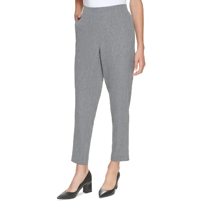 Women's Classic Beige Suit Pants-Calvin Klein Womens Elastic Back High Rise Dress Pants Women's Classic Beige Suit Pants-Calvin Klein Womens Elastic Back High Rise Dress Pants
